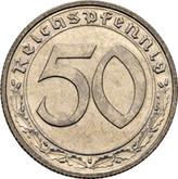 Obverse 50 Reichspfennig 1938 G