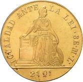 Reverse 8 Escudos 1849 So ML
