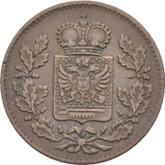 Obverse 1/4 Kreuzer 1866