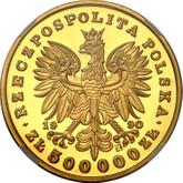 Obverse 500000 Zlotych 1990 200th Anniversary of the Death of Tadeusz Kosciuszko