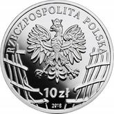 Obverse 10 Zlotych 2018 Hieronim Dekutowski 'Zapora'