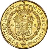 Reverse 4 Escudos 1786 M DV