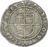 Reverse Threepence 1579 Fifth issue