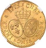 Reverse Louis d'Or 1775