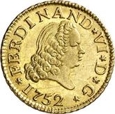 Obverse 1/2 Escudo 1752 M JB