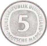 Obverse 5 Mark 1991 F