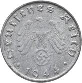 Reverse 10 Reichspfennig 1944 B