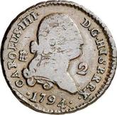 Obverse 2 Maravedís 1794