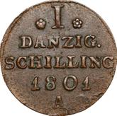 Reverse Shilling 1801 A Danzig