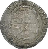 Reverse Sixpence no date (1625-1642) Fourth draped bust
