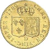 Reverse Louis d'Or 1789 D