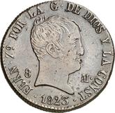 Obverse 8 Maravedís 1823
