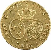 Reverse Double Louis d'Or 1775 A