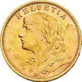 Obverse 20 Francs 1930 B Vreneli