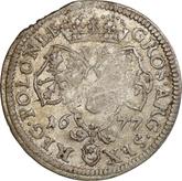 Reverse 6 Groszy (Szostak) 1677