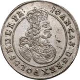 Obverse 1 Zloty (30 Groszy) 1664 Pattern