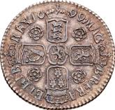 Reverse Shilling 1699 Fifth laureate bust