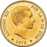 Obverse 10 Pesetas 1879 EMM