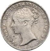 Obverse Fourpence (Groat) 1854
