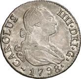 Obverse 2 Reales 1798 M MF