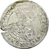 Obverse 6 Groszy (Szostak) no date (1648-1668) AT Bust in a circle frame