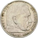 Obverse 5 Reichsmark 1936 A Hindenburg