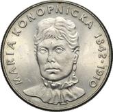 Reverse 20 Zlotych 1978 MW Maria Konopnicka