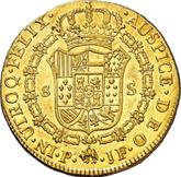 Reverse 8 Escudos 1792 P JF