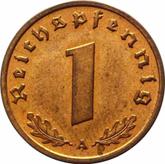 Obverse 1 Reichspfennig 1938 A