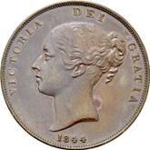 Obverse Penny 1844 WW
