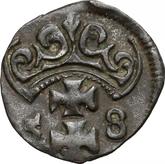 Reverse Denar 1558 Danzig