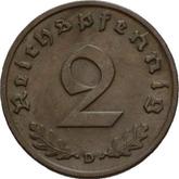 Obverse 2 Reichspfennig 1939 D