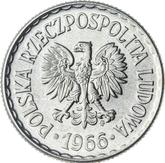 Obverse 1 Zloty 1966 MW