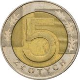 Reverse 5 Zlotych 2009 MW