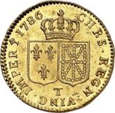 Reverse Louis d'Or 1786 T
