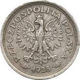 Obverse 1 Zloty 1928 Pattern Oak wreath