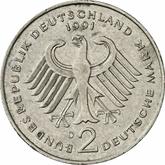 Reverse 2 Mark 1991 D Ludwig Erhard