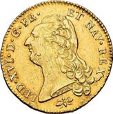 Obverse Double Louis d'Or 1786 D