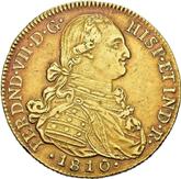 Obverse 8 Escudos 1810 NR JF