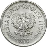 Obverse 1 Zloty 1970 MW
