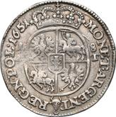 Reverse Ort (18 Groszy) 1651 AT
