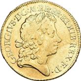 Obverse Guinea 1718 Fourth laureate bust