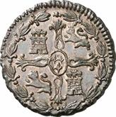 Reverse 2 Maravedís 1815 J