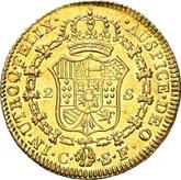 Reverse 2 Escudos 1813 C SF