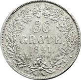 Reverse 36 Grote 1841