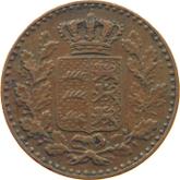 Obverse 1/2 Kreuzer 1869