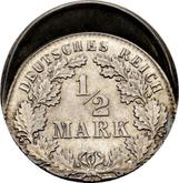 Obverse 1/2 Mark 1905-1919