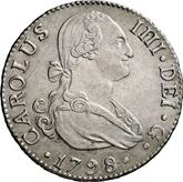 Obverse 2 Reales 1798 S CN