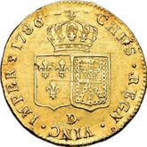 Reverse Double Louis d'Or 1786 D
