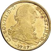 Obverse 8 Escudos 1787 Mo FM